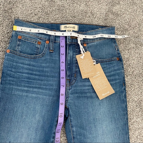 Madewell Cali Demi-Boot Crop Jeans NWT - Size 24 - Picture 8 of 16